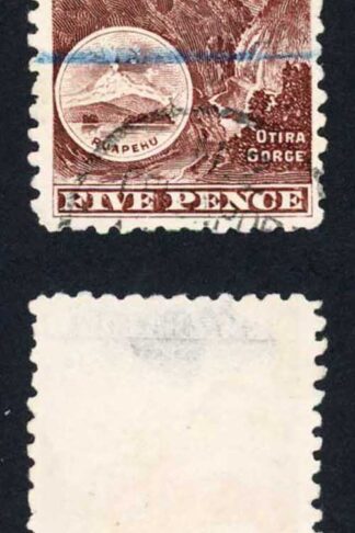 New Zealand SG263 5d Purple Brown No wmk Perf 11 Cat 6.5 pounds
