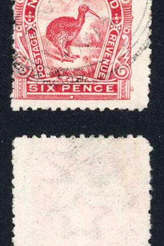 New Zealand SG376 6d red perf 14 cat 40 pounds