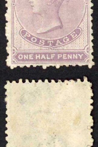 Ceylon SG48 1/2d Dull Mauve Wmk CC Perf 12.5 Mint (part gum) Cat 80 Pounds