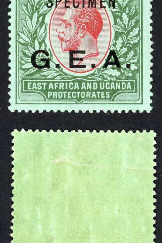 Tanganyika SG60s 10R opt SPECIMEN wmk Mult Crown CA lightly mounted mint