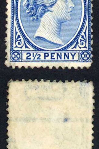 Falkland Is SG30 2 1/2d Ultramarine M/M Cat 50 pounds