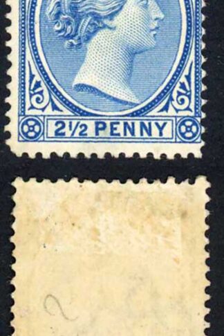 Falkland Is SG30 2 1/2d Ultramarine M/M Cat 50 pounds