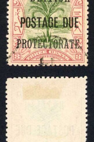 North Borneo SGD39 3c Perf 13.5-14 Post Due used Cat 6 Pounds