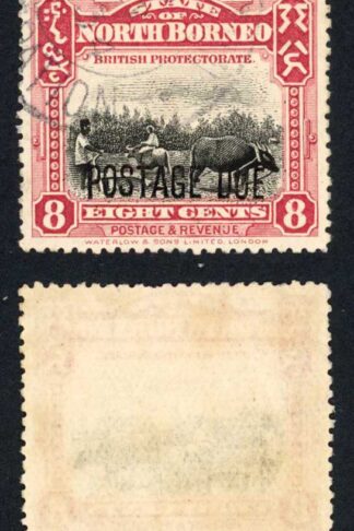 North Borneo SGD81 2c Post Due used Cat 32 Pounds