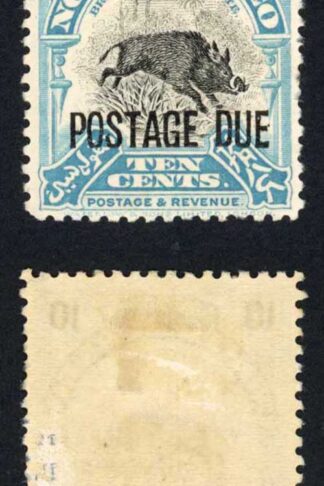 North Borneo SGD82 10c Post Due M/M Cat 40 Pounds