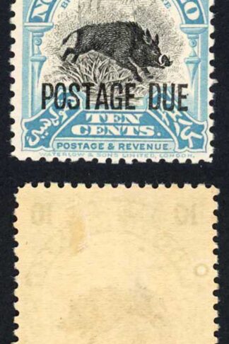 North Borneo SGD82 10c Post Due M/M Cat 40 Pounds