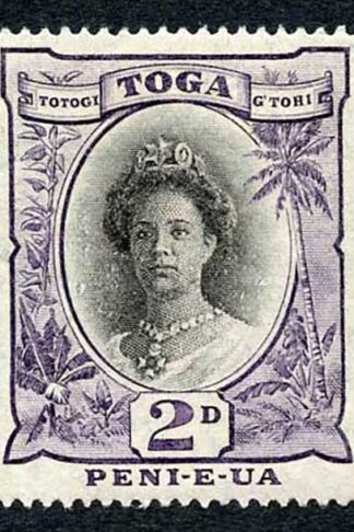 Tonga SG57b 1920-35 2d Smaller 2 Fine M/M