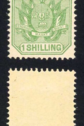Transvaal SG204 1/- yellowish-green M/M (hinge remainder) Cat 24 pounds