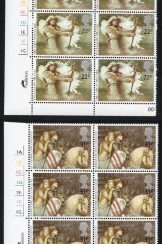 SG1294/96 1985 Arthur Cylinder Blocks of 6 U/M