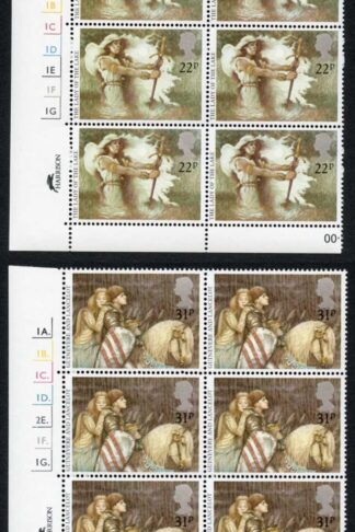 SG1294/96 1985 Arthur Cylinder Blocks of 6 U/M