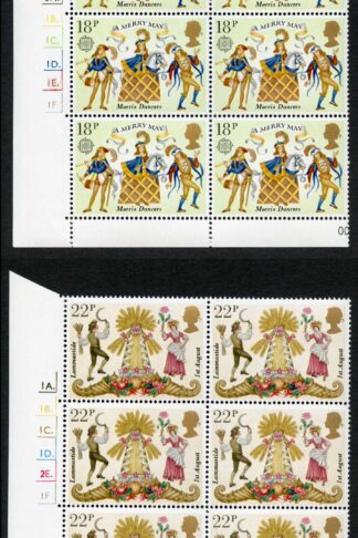 SG1143/46 1981 Folklore Cylinder Blocks of 6 U/M