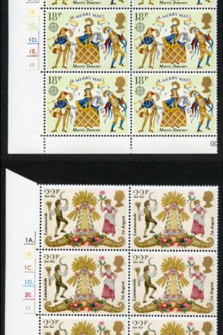 SG1143/46 1981 Folklore Cylinder Blocks of 6 U/M