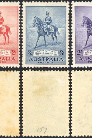 Australia SG156/58 1935 Silver Jubilee Set M/M