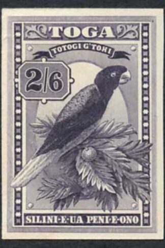 Tonga SG 52 1922 2/6 grey-purple printer sample Very Scarce