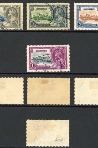 Mauritius SG245/48 1935 Silver Jubilee Set Used
