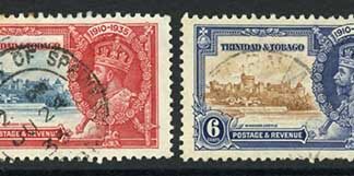 Trinidad and Tobago SG239/42 1935 Silver Jubilee Used