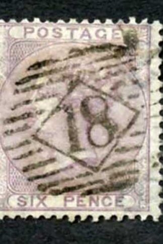 SG68 6d Lilac Fine used Cat 120 pounds