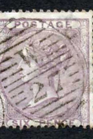 SG68 6d Lilac Fine used Cat 120 pounds