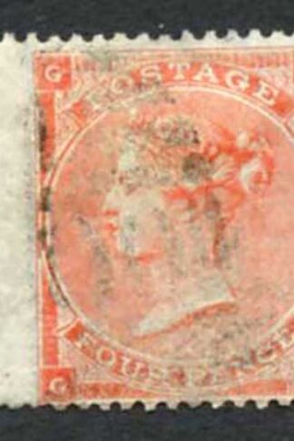 SG81 4d bright red plate 4 hair lines Cat 185 pounds