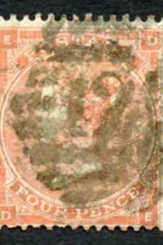 SG80 4d pale red plate 3 Cat 140 pounds