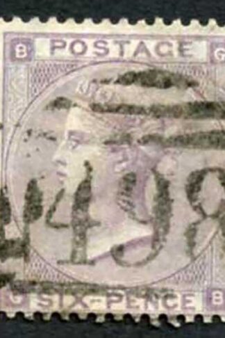 SG84 6d lilac plate 3 wmk Emblems Cat 140 pounds