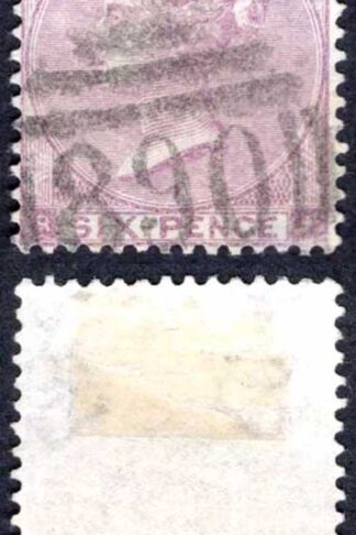 SG85 6d Lilac Plate 4 (Hair lines) fine used Cat 250 pounds