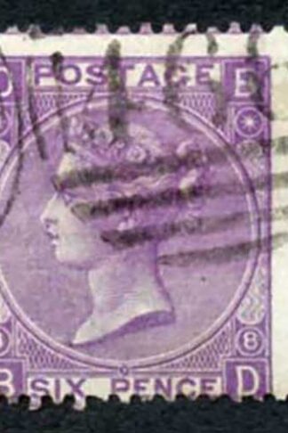 SG109 6d Mauve Plate 8 Wmk Spray Cat 140 pounds