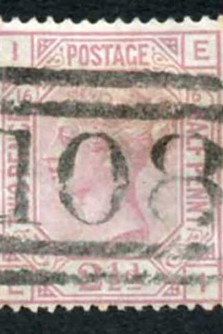 SG141 2 1/2d Rosy Mauve wmk Orb Plate 16 (corner perf crease) Cat 85 pounds