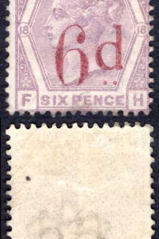 SG162 6d on 6d lilac M/M Cat 675 pounds