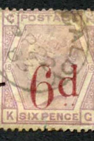 SG162 6d on 6d Lilac (crease) Cat 150 pounds