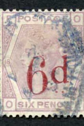 SG162 6d on 6d Lilac Cat 150 pounds Blue cancel