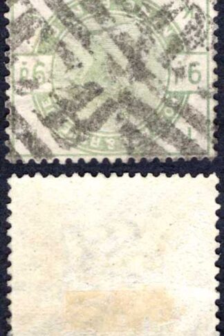 SG195Wi 9d Lilac and Green Wmk Sideways-Inverted SCARCE USED Cat 775
