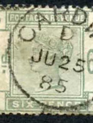 SG194 6d lilac and green Cat 240 pounds