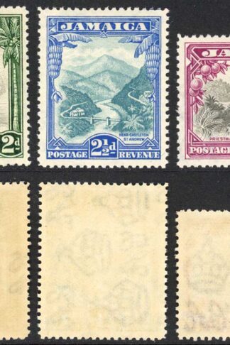 Jamaica SG111/3 1932 Set of 3 Fine M/M Cat 70 pounds