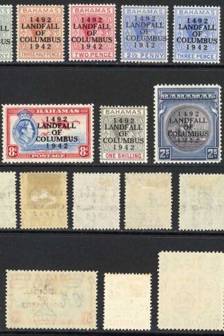 Bahamas SG162/73 set tot 3/- M/M