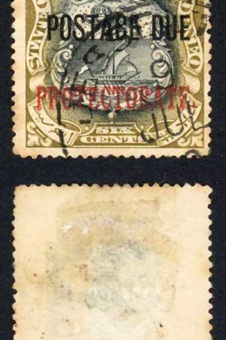 North Borneo SGD42d 6c Perf 16 Jesselton 9th July 06 (light thin) Cat 40 pounds