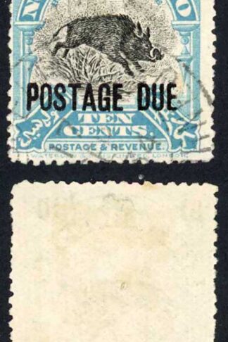 North Borneo SGD63 10c Perf 14 Jesselton 17 Sept 34 pmk Cat 19 pounds