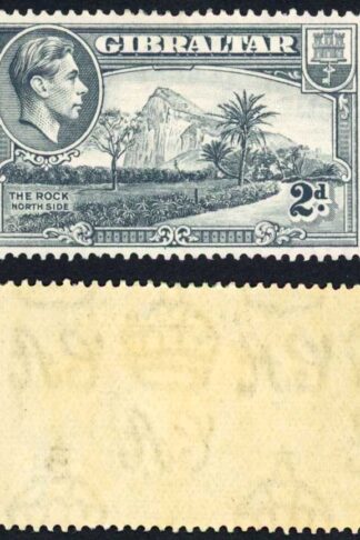 Gibraltar SG124 2d grey Perf 14 M/M Cat 35 pounds (3)