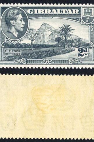 Gibraltar SG124 2d grey Perf 14 M/M Cat 35 pounds (7)