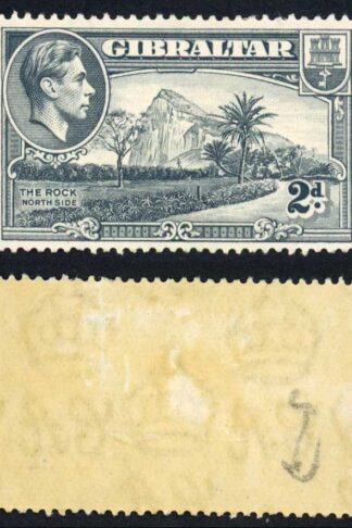Gibraltar SG124 2d grey Perf 14 M/M Cat 35 pounds (8)