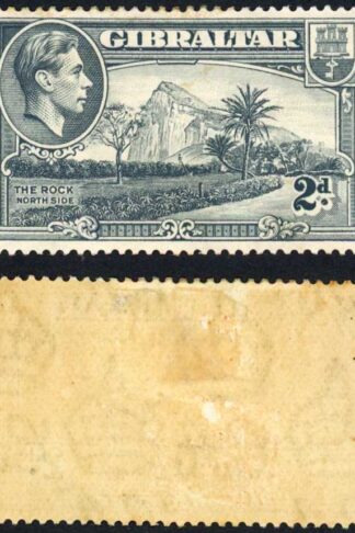 Gibraltar SG124 2d grey Perf 14 M/M Cat 35 pounds (11)