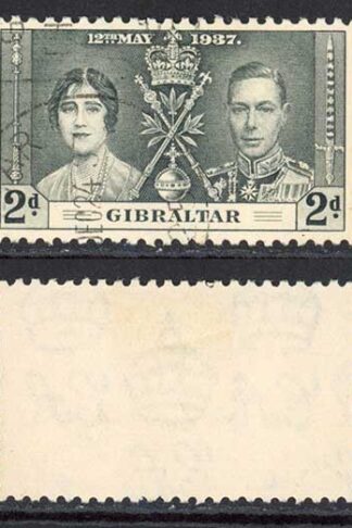 Gibraltar SG118/20 1937 Coronation Fine used Cat 6.25 (7)