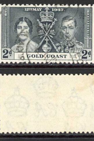 Gold Coast SG117/9 1937 Coronation Fine used Cat 12 pounds (3)