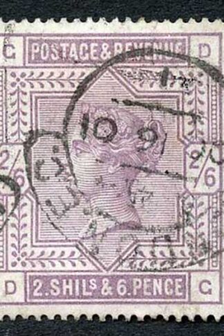 SG178 2/6 Lilac (DG) White Paper London Pmk cat 160