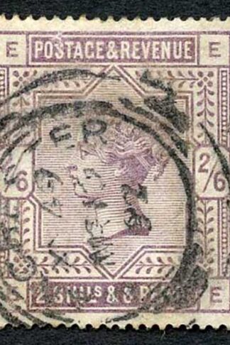 SG179 2/6 Deep Lilac (EH) White Paper Chester Pmk cat 225