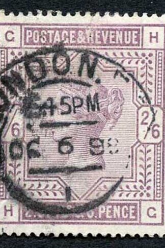 SG178 2/6 Lilac (HG) White Paper London Pmk cat 160