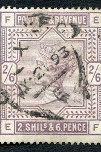 SG178 2/6 Lilac (EF) White Paper Used cat 160