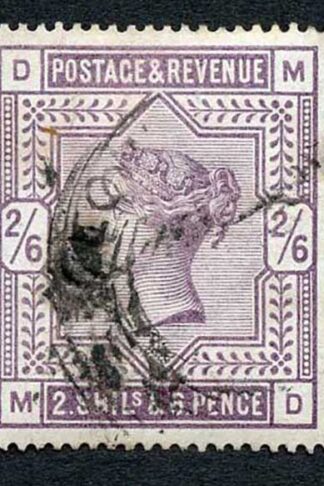 SG178 2/6 Lilac (MD) White Paper Used cat 160