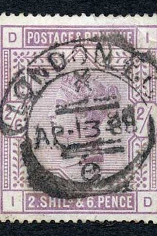 SG178 2/6 Lilac (ID) White Paper London Postmark cat 160