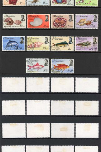 Mauritius SG382/99 1969 QEII Set of 18 Used cat 40 pounds